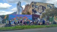 Graffiti bike tour Bogota